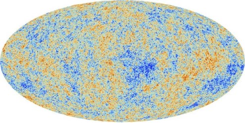 Map of the universe devised by Planck.