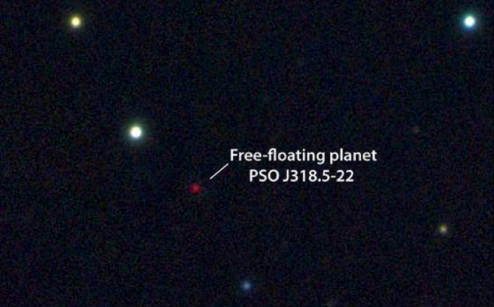 A photograph of planet PSO J318.5-22.
